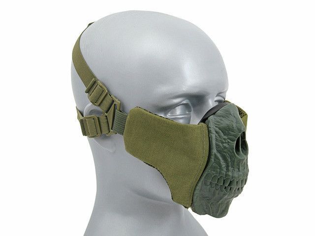Maska SKULL FACE - Olive [CS]&nbsp;(для страйкбола) FBP2377OD фото