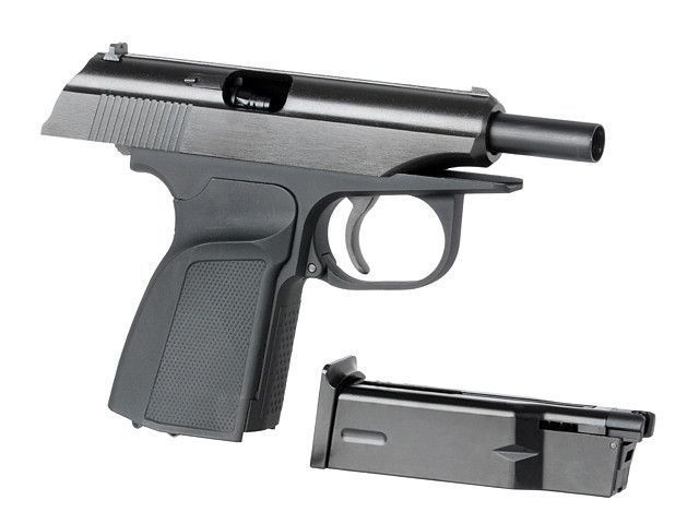 WE-MK GBB Pistol - Black [WE] (для страйкболу) WE-MA001-BK фото