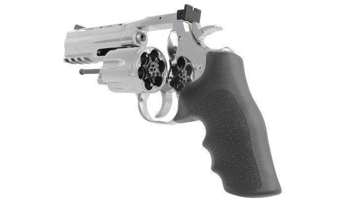 ASG - Dan Wesson 715 4" Revolver airsoft - Silver - 18610 (для страйкболу) 16793 фото