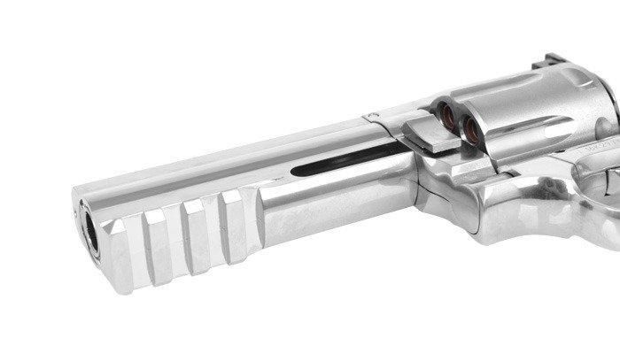 ASG - Dan Wesson 715 4" Revolver airsoft - Silver - 18610 (для страйкболу) 16793 фото