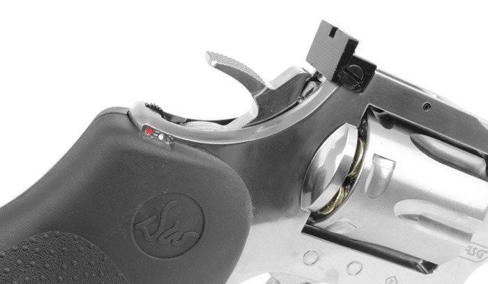 ASG - Dan Wesson 715 4" Revolver airsoft - Silver - 18610 (для страйкболу) 16793 фото