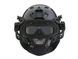 Тактичний шолом Fast Z Metalową Maską W Systemie G4 - Black [Emerson] (для страйкболу) BD9197 фото 1