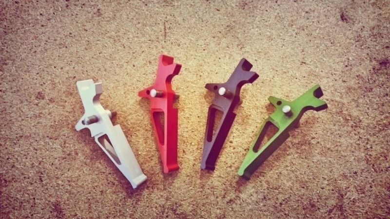 Спусковой крючок Speed Trigger для приводов типа M4/M16 (B) - Red [RETRO ARMS] (для страйкбола) RET-08-009200 фото