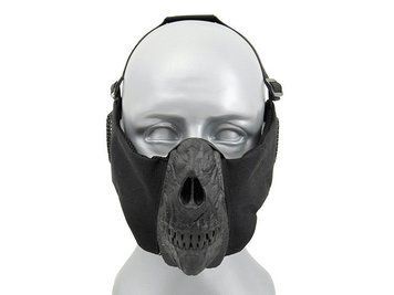 Maska SKULL FACE z ochroną uszu - Black [CS]&nbsp;(для страйкбола) FBP2378BK фото