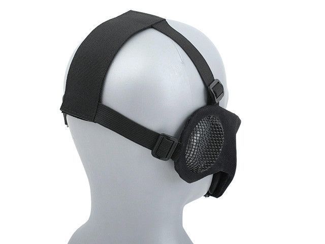 Maska SKULL FACE z ochroną uszu - Black [CS] (для страйкболу) FBP2378BK фото