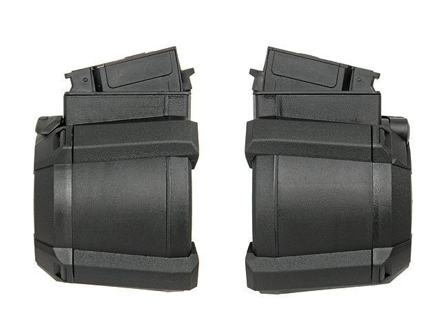 Електробункерний магазин на 1200 кульок для AK - Black [BattleAxe] (для страйкболу) FBP2281BK фото