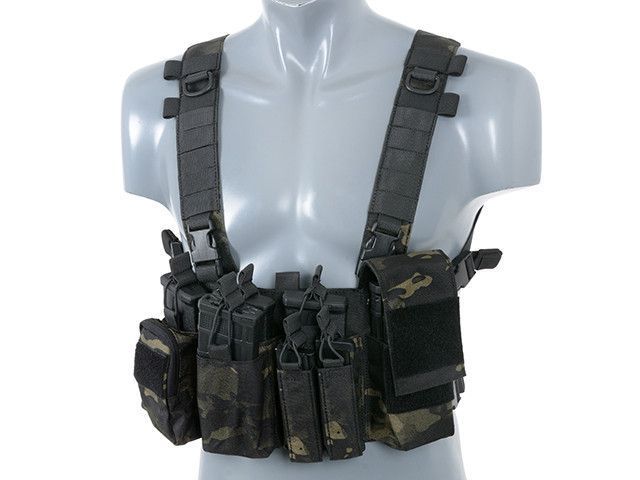 Buckle Up Chest Rig V2 - MULTICAM BLACK [8FIELDS] M51611041-1-MB фото