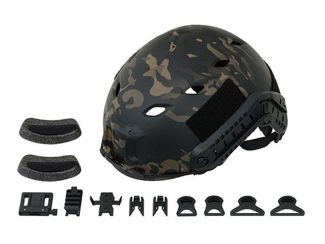 Аналог шолома з швидкої регулюванням FAST BJ - MULTICAM BLACK [EMERSON] (для страйкболу) EM5659L фото