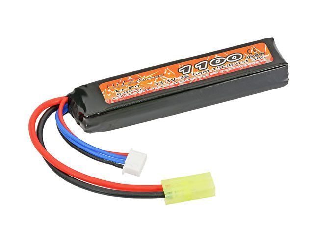 Аккумулятор Li-Po 1100mAh 11,1V 15/30C [Victory Battery] (для страйкбола) VL151111 фото