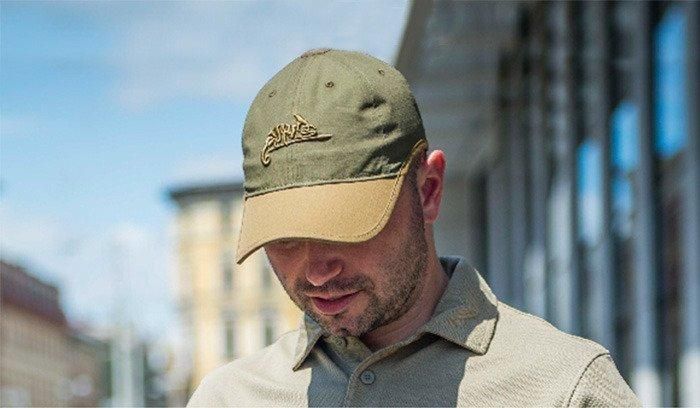 Helikon - Logo Cap - Black / Olive Green - CZ-LGC-PR-0102B (для страйкболу) 16825 фото