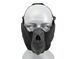 Maska SKULL FACE z ochroną uszu - Black [CS] (для страйкболу) FBP2378BK фото 1