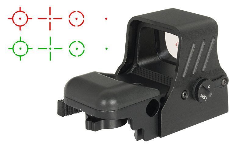 Celownik kolimatorowy HD118 z montażem QD - Black [PCS] (для страйкбола) CL2-0083 фото