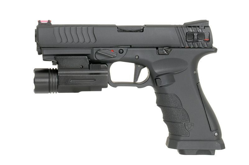 Пистолетный фонарь LED Meteor 200LM - Black [Vector Optics] (для страйкбола) SCFL-06 фото