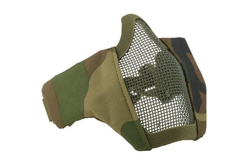 Маска Stalker Evo z montażem do hełmu FAST - Woodland [Ultimate Tactical] (для страйкбола) UTT-28-017156 фото