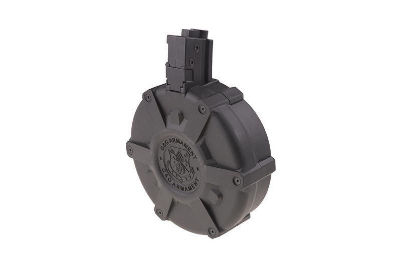 Барабанный магазин на 1500 шаров для приводов типа MP5 [G&G] (для страйкбола) GIG-05-020777 фото