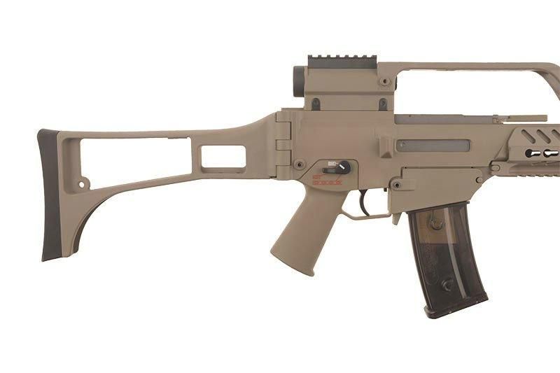 Аналог автоматичної гвинтівки SA-G10 KeyMod EBB - tan [Specna Arms] (для страйкболу) SPE-01-023580 фото