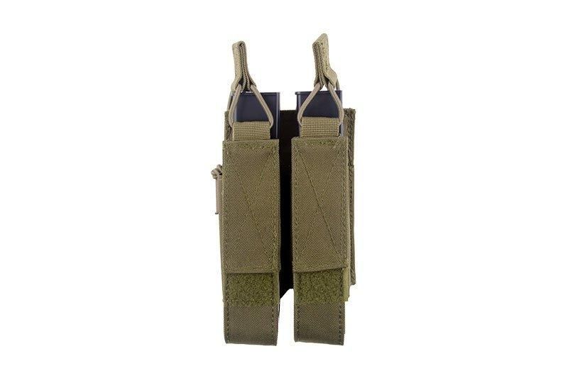 Podw&oacute;jna ładownica na magazynek do pistoletu maszynowego - oliwkowa [GFC Tactical] (для страйкболу) GFT-19-020784 фото