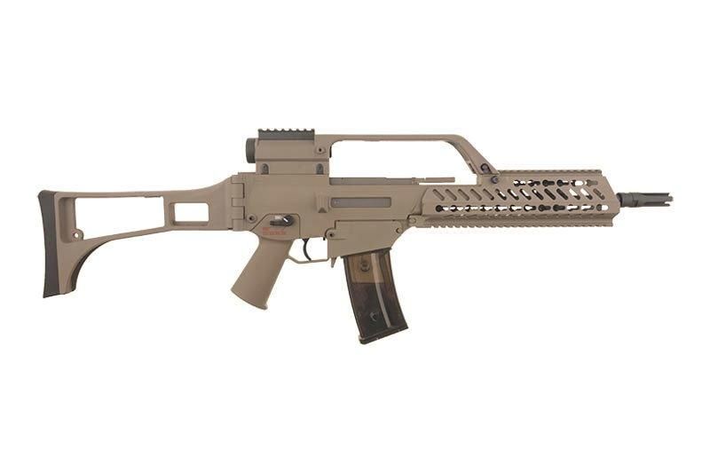 Аналог автоматичної гвинтівки SA-G10 KeyMod EBB - tan [Specna Arms] (для страйкболу) SPE-01-023580 фото