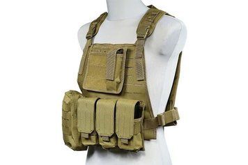 Жилет тактический (разгрузочный) типа MBSS (LaserCut) - Tan [GFC Tactical] (для страйкбола) GFT-18-018409 фото