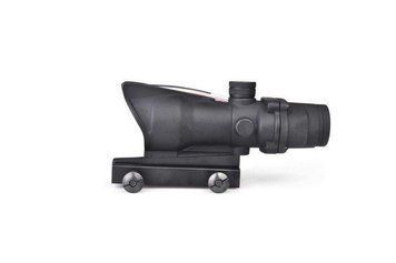 Аналог прицілу ACOG 4X32C (з оптоволоконною підсвічуванням) - Black[AIM-O] (для страйкболу) AMO-10-013655 фото