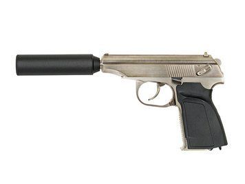 WE-MK GBB Pistol - Silver [WE]&nbsp;(для страйкбола) GGB-0384TS фото