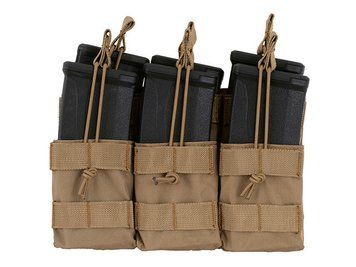 Тройной подсумок на 6 магазинов M4/M16/AR-15 - COYOTE [8FIELDS] M51613094-TAN фото