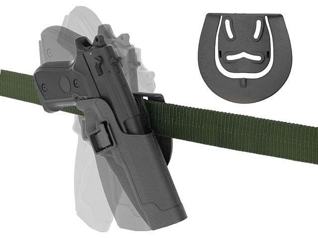 Кобура пистолетная бистрого извлечения с блокировкой для Beretta M92 - Multicam [Emerson] (для страйкбола) EM6095A фото