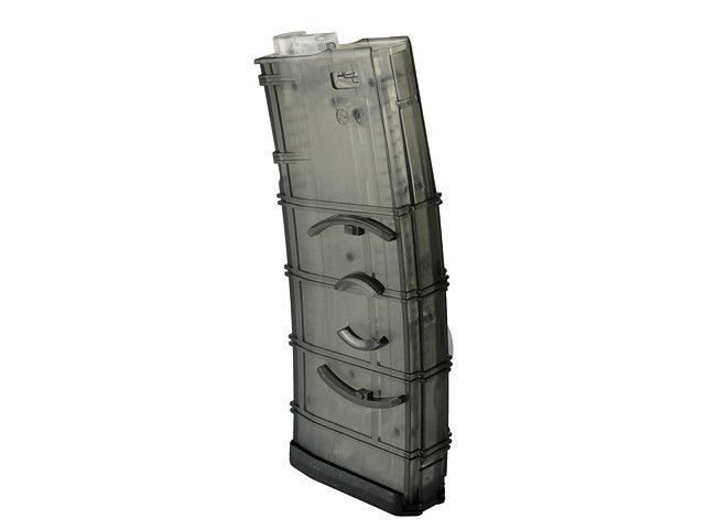P&oacute;łprzezroczysty magazynek na 150 kulek do AR15 [BattleAxe] (для страйкболу) FBP2383 фото