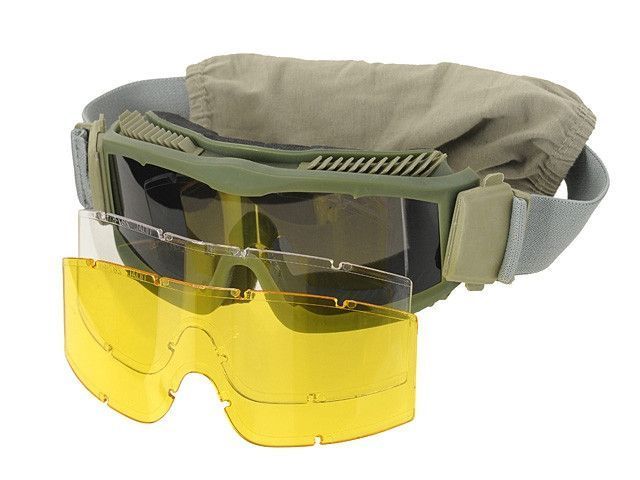 Gogle тактичні TR - olive (для страйкболу) BD2502 фото