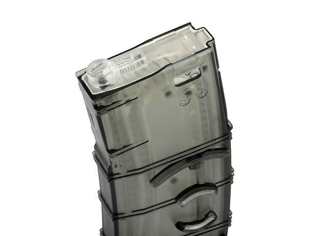 P&oacute;łprzezroczysty magazynek na 150 kulek do AR15 [BattleAxe] (для страйкболу) FBP2383 фото