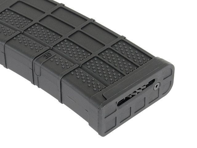 Polimerowy magazynek 450 kulek 416/SCAR16/AR15 - Black [BattleAxe] (для страйкболу) FBP2302 фото