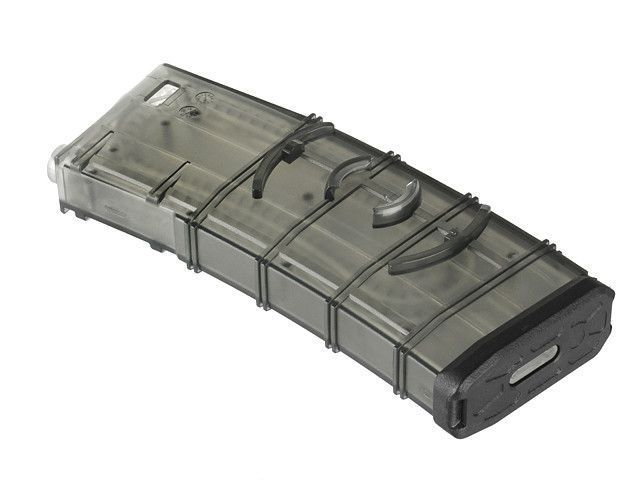 P&oacute;łprzezroczysty magazynek na 150 kulek do AR15 [BattleAxe] (для страйкболу) FBP2383 фото