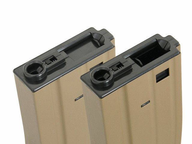 Сталевий бункерний магазин Hi-Cap на 300 куль для серії AR-15/M4 &mdash; Dark Earth [CYMA] (для страйкболу) FBP2175 фото