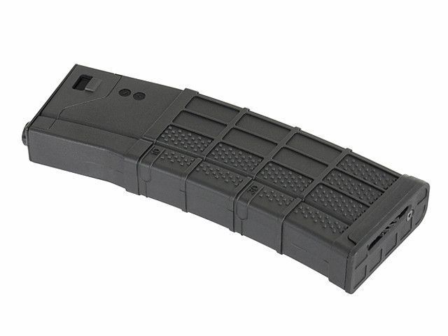 Polimerowy magazynek 450 kulek 416/SCAR16/AR15 - Black [BattleAxe] (для страйкболу) FBP2302 фото