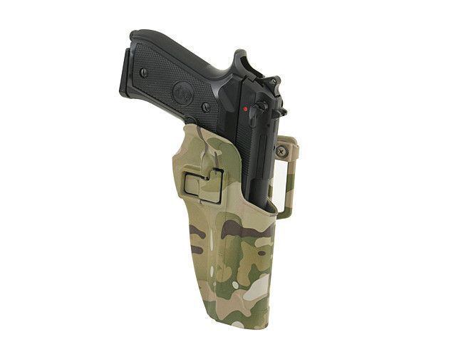 Кобура пистолетная бистрого извлечения с блокировкой для Beretta M92 - Multicam [Emerson] (для страйкбола) EM6095A фото