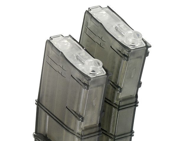 P&oacute;łprzezroczysty magazynek na 150 kulek do AR15 [BattleAxe] (для страйкболу) FBP2383 фото