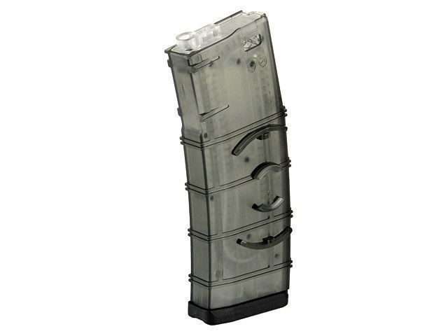 P&oacute;łprzezroczysty magazynek na 150 kulek do AR15 [BattleAxe] (для страйкболу) FBP2383 фото