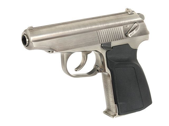 WE-MK GBB Pistol - Silver [WE] (для страйкболу) GGB-0384TS фото