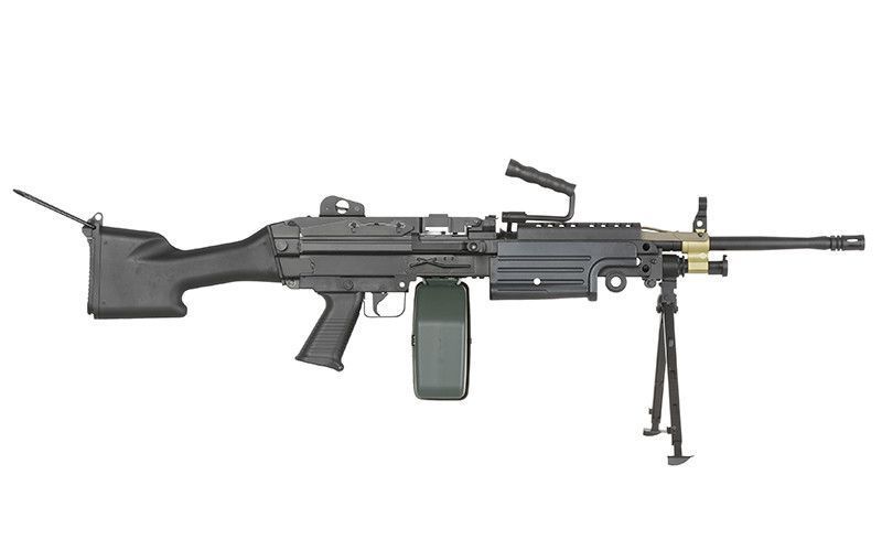 Кулемет М249 MK II SAW LMG &ndash; BLACK [A&K] (для страйкболу) 249-MK2 фото