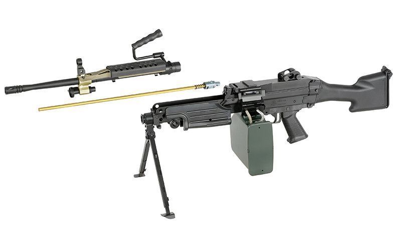 Кулемет М249 MK II SAW LMG &ndash; BLACK [A&K] (для страйкболу) 249-MK2 фото