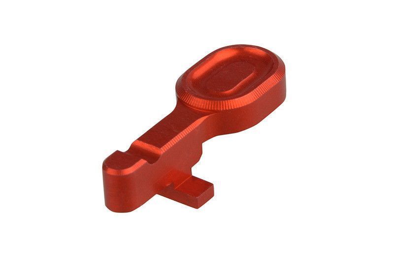 Bolt-catch CNC для приводів M4 / M16 - RED [RETRO ARMS] (для страйкболу) RET-09-013207 фото