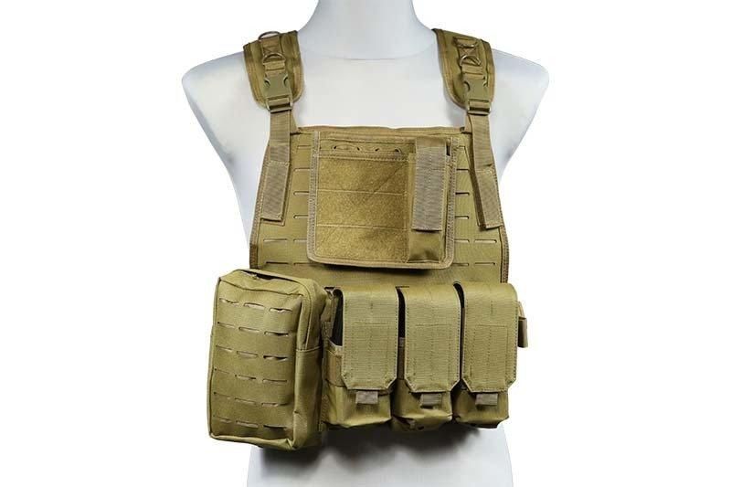 Жилет тактический (разгрузочный) типа MBSS (LaserCut) - Tan [GFC Tactical] (для страйкбола) GFT-18-018409 фото