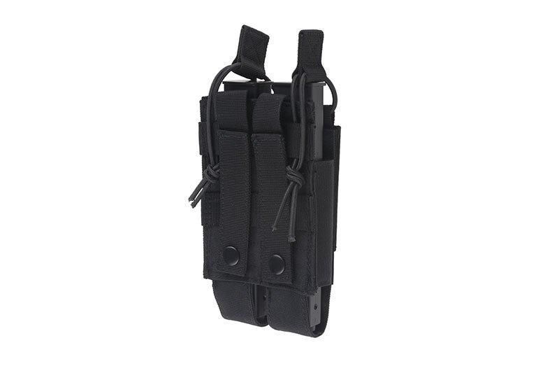 Podw&oacute;jna ładownica na magazynek do pistoletu maszynowego - czarna [GFC Tactical] (для страйкболу) GFT-19-020783 фото