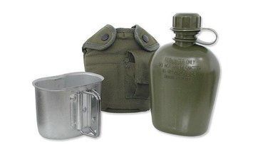 Mil-Tec - Canteen US 1QT MilSpec - OD Green - 14506001 (для страйкболу) 2182(14506001) фото