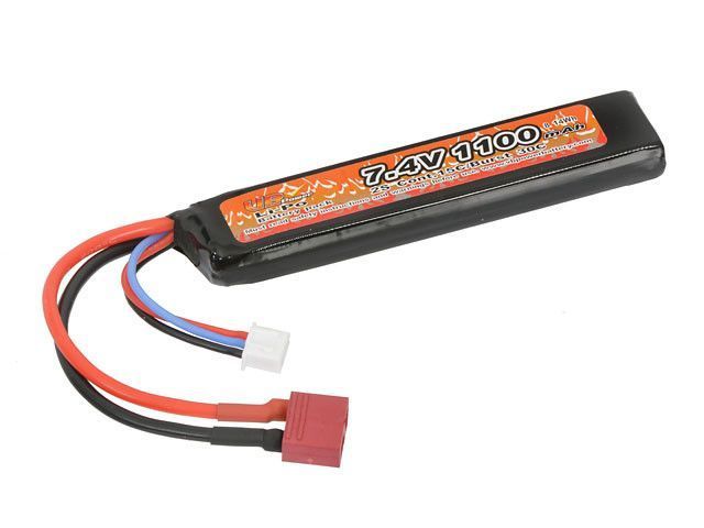 Акумулятор Li-Po 1100mAh 7,4V 15/30C - Deans [Victory Battery]&nbsp;(для страйкбола) VL151174TC фото