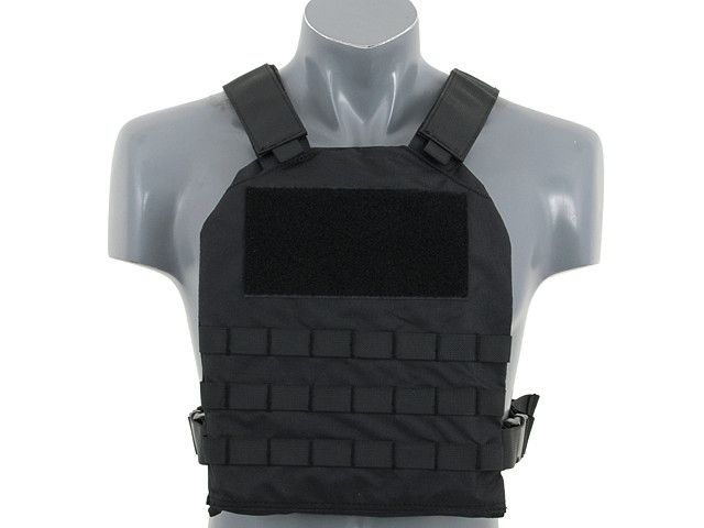 Простий Plate Carrier з аналогом балістичних вставок - Black [8FIELDS] (для страйкболу) M51611030-BK фото