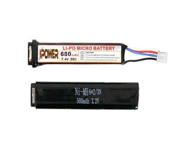 АКБ LI-PO 680MAH 7,4V 20C MICRO AEP для электрических пистолетов CM030, CM121, CM122, CM123, CM125 [IPOWER] IP-LIPO-MICRO фото