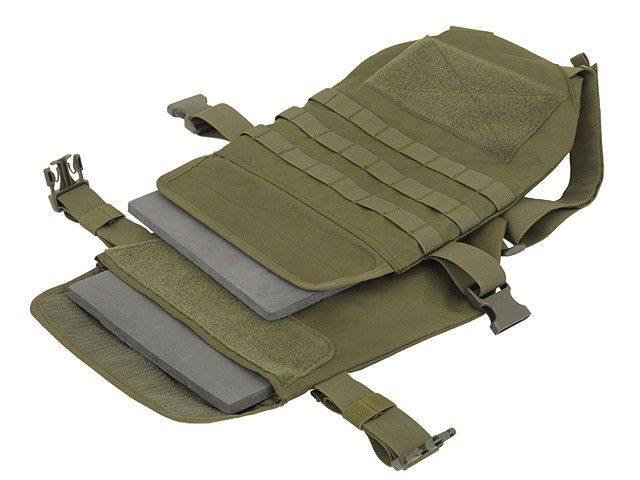 Простий Plate Carrier з аналогом балістичних вставок - Black [8FIELDS] (для страйкболу) M51611030-BK фото