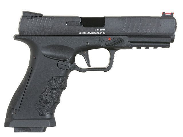 SHARK Full Auto Pistol - Black [APS]&nbsp;(для страйкбола) SHARK.B-T фото