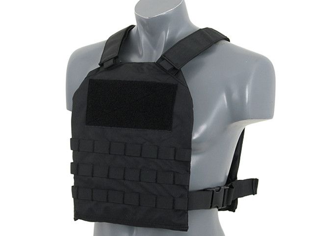 Простий Plate Carrier з аналогом балістичних вставок - Black [8FIELDS] (для страйкболу) M51611030-BK фото